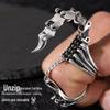 New Retro Scorpion Ring: Movable Punk Hip Hop Men's Open Ring