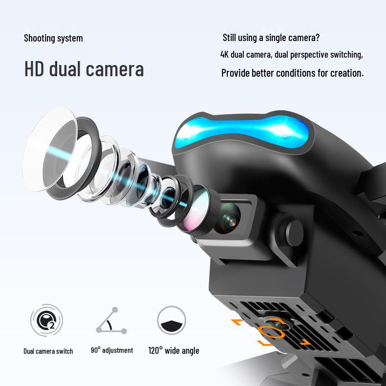 E99 4K Dual Camera Folding Drone - Aerial Photography Quadcopter with UHD Remote Control