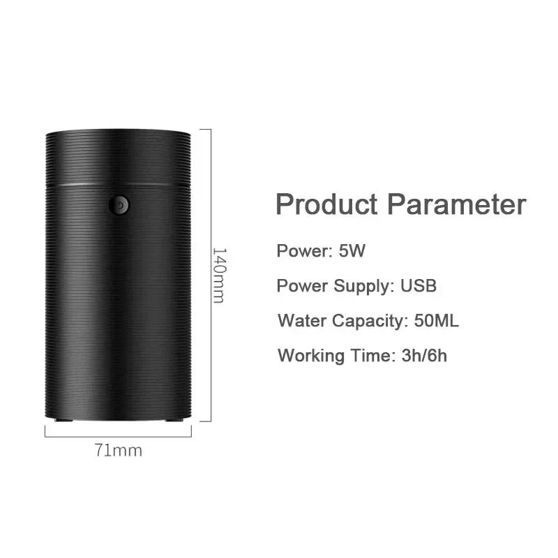 Автоматический ультразвуковой ароматический диффузор для автомобиля, офиса, диффузор эфирного масла, увлажнитель воздуха, домашняя ароматерапия, USB Nano Cool Mist Maker