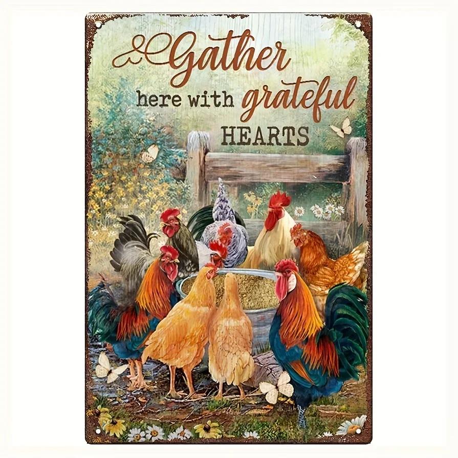 Вывеска «Сумасшедший курятник» в стиле ретро, ​​металлическая табличка «Добро пожаловать», забавный фермерский дом, идеально подходящий для курятника или кухни, идеальный подарок для фермы, настенный декор