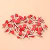 100pcs Heart Wooden Mini Clothes Pins Photo Clips for Scrapbooking, Arts & Crafts, Hanging Photos
