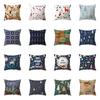 Christmas Theme Printed Pattern Polyester Cushion Cover Home Living Room Sofa Decoration Square Pillow Pillow Cover