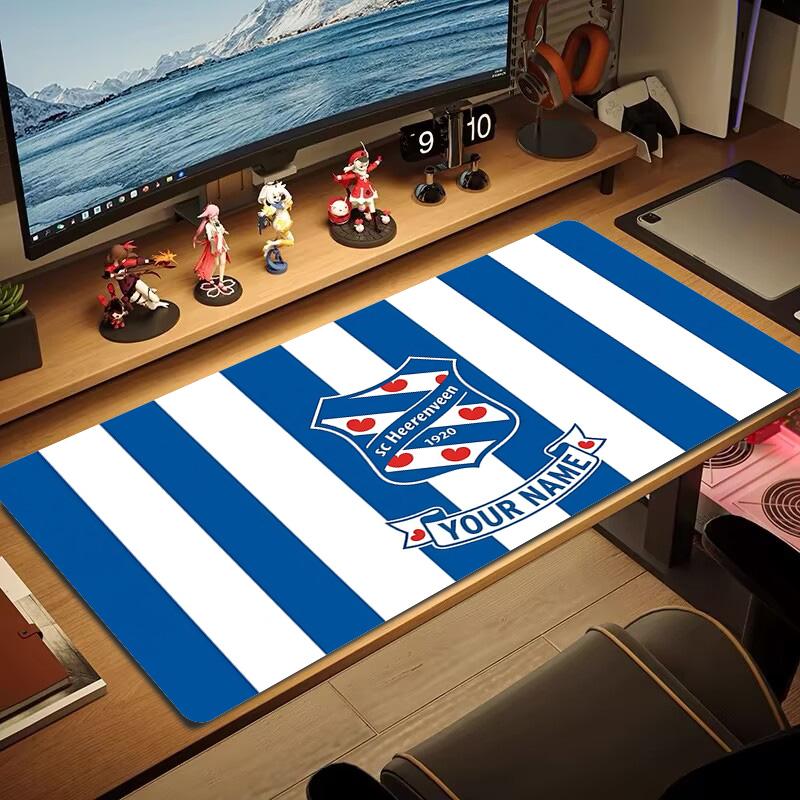 SC Heerenveen Print  Cushion Non-slip Laptop Tablet Big Mousepad XXL Mat Mini PC Playmat With Lock edge