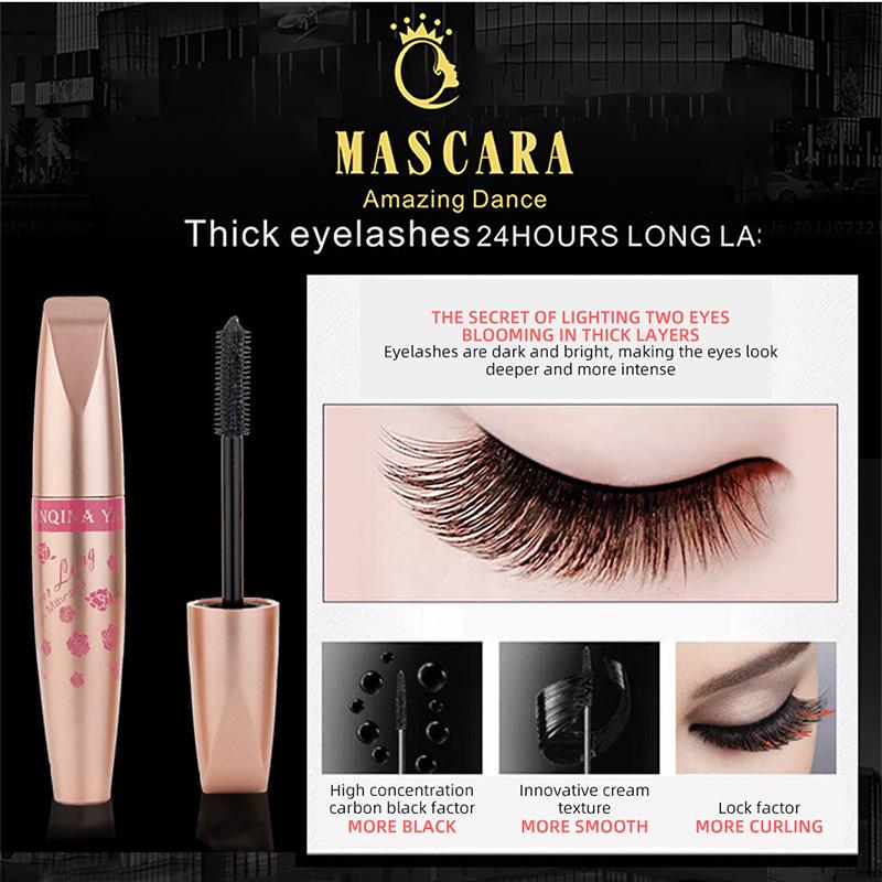 Тушь для наращивания ресниц Водостойкая долговечная керлинг Толстая объемная тушь для макияжа Косметика для глаз