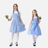 Wizard Of Oz Blue Checkered Costume Dress With Headband For Girls Roleplay Special Characters Included