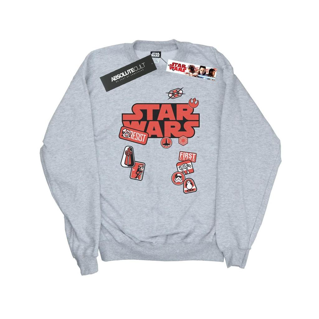 Star Wars Mens The Last Jedi Badges Sweatshirt
