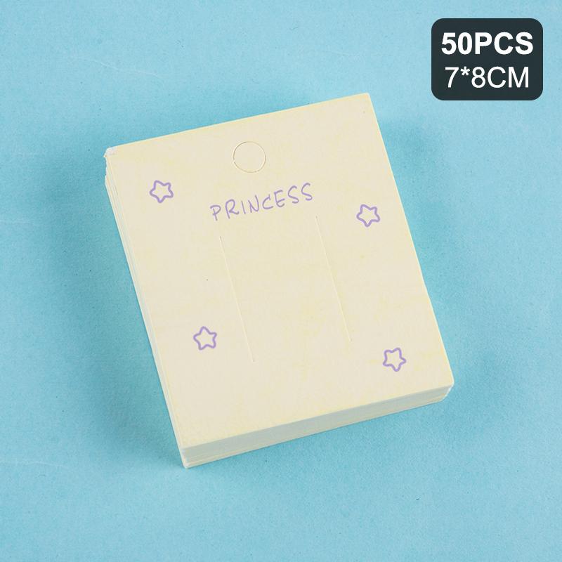 Hair Clip Paper Cards Hair Accessories Jewelry Display Card Hair Clip