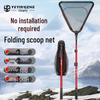 Camper Portable Telescopic Folding Landing Net with Bag for Big Fish