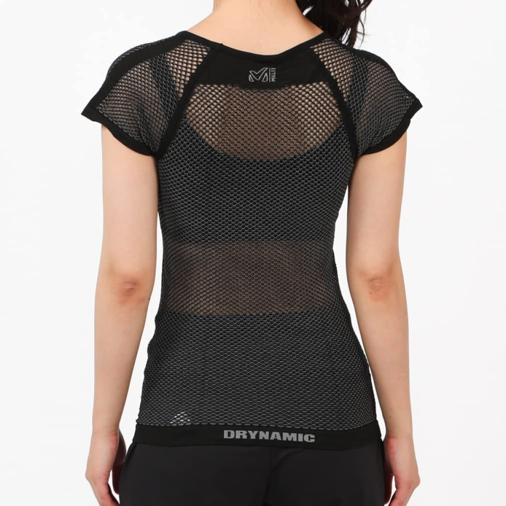 Женское термобелье с коротким рукавом Millet Drynamic Mesh, размер S, MIV01708, Черный-Noir,