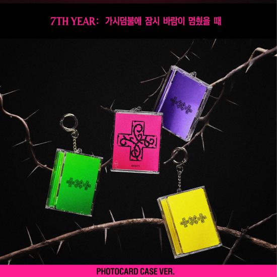 TXT Tomorrow X Together 7-й ГОД Чехол для фотокарточек The Wind Stopped Briefly in the Thorn Bush Вер. Альбом Makestar / YES24 / Benefit Weverse