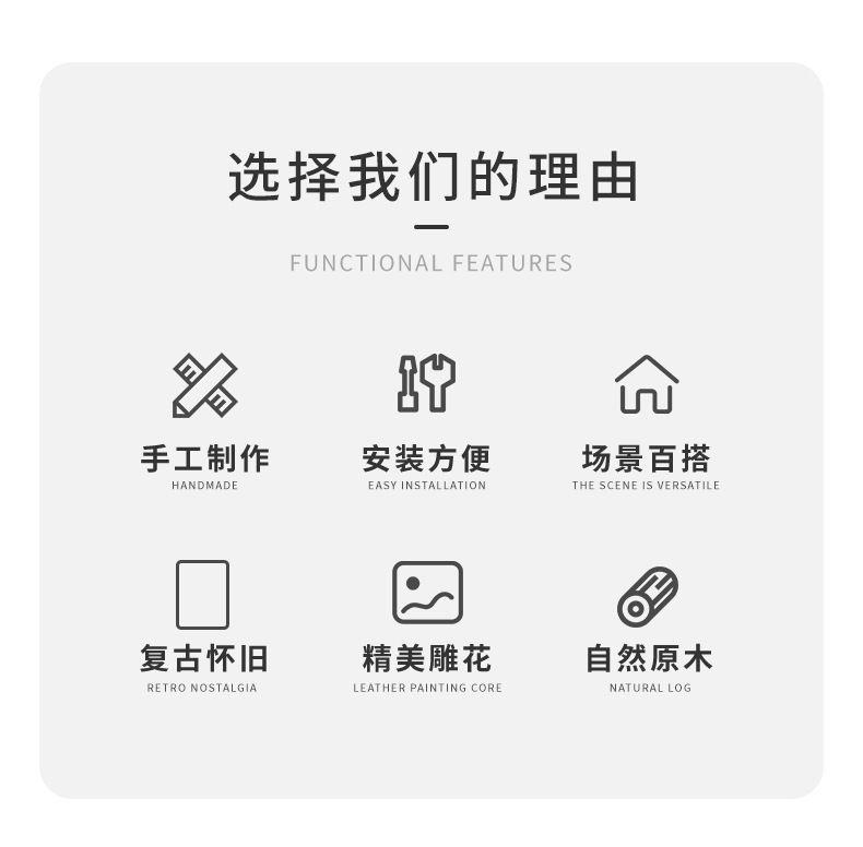 Европейская настенная круглая резная доска в раме, подвеска для украшения стены спальни