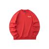 Anta Свитшот с логотипом, однотонный, с круглым вырезом, длинными рукавами, унисекс, красный 952218764-6
