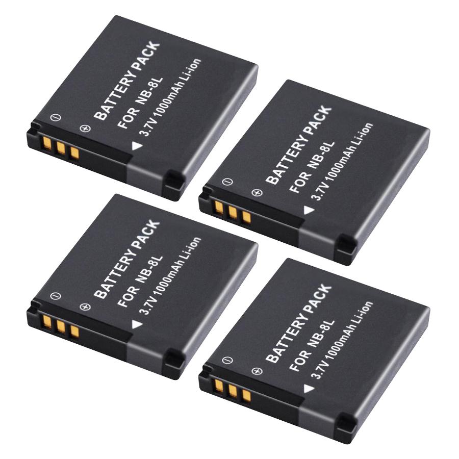 PALO 1 шт. аккумулятор для Canon NB-8L NB8L NB 8L литий-ионный аккумулятор для Canon PowerShot A3300 A3200 A3100 A2200 A1200 IS аккумулятор для камеры