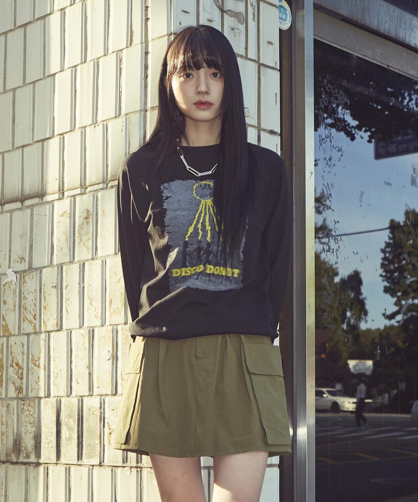 DISCO DONUT Disco Thunder Graphic T-Shirt_Black