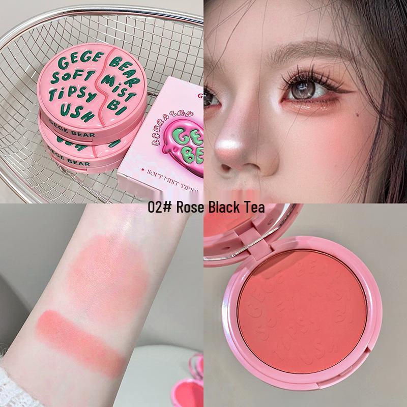 Румяна Gegebear с эффектом мягкого сияния: Высокая емкость, Хайлайтер для молодого сияния и Отбеливающая пудра