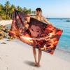 Demon Slayer Printed Swim Towel, Portable Water Absorbent Towel for Beach Camping Daily Bathroom Use