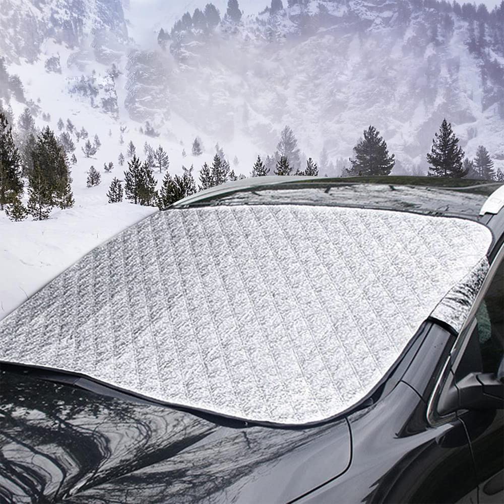 Car Windshield Thick Protective Light Suitable for and Standard Vehicles Anti-Freeze Shade, Snowproof, Frost-Resistant, Water-Repellent, Cover,