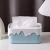 Rectangular Tissue Box Holder with Lid Large Capacity Universal Fit Tissue Container