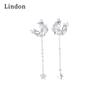 Lindon Copper Alloy Zircon Earrings Drop Earrings For Women Wedding Party Gifts