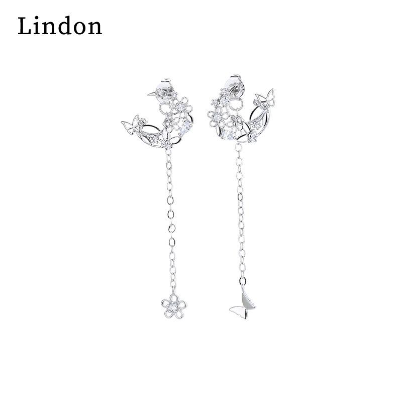 Серьги-капли Lindon из медного сплава с цирконом, серьги-капли для женщин, подарки на свадьбу