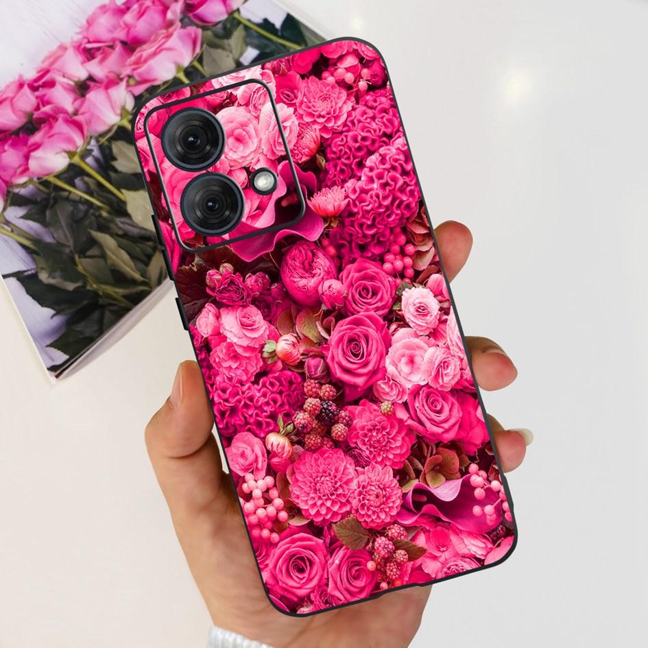 For Motorola Moto G84 5G Case 2023 New Stylish Butterfly Cat Slim Black Silicone Soft TPU Phone Cover For Moto G84 5G G 84 Coque