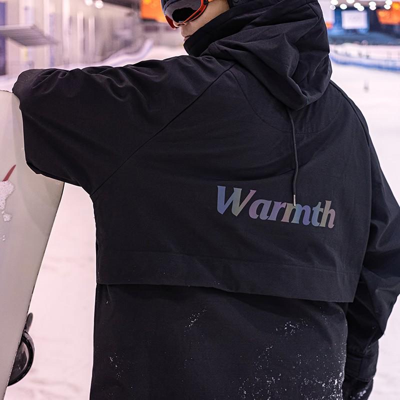 Унисекс Толстый Лыжный Костюм с Капюшоном - Модная Зимняя Спортивная Одежда для Пар