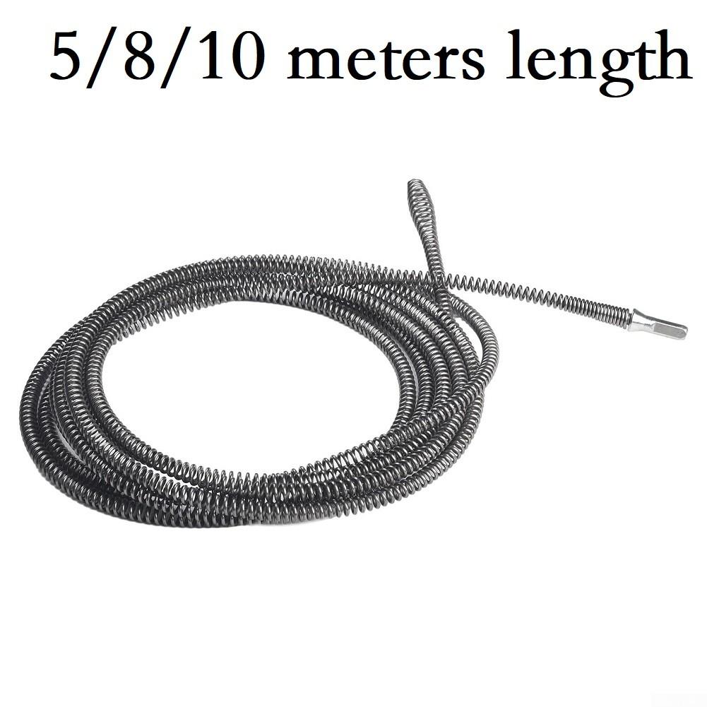 5-метровая электрическая дрель, дренажный инструмент для выемки грунта, пружинный очиститель раковины, инструмент для дноуглубления канализации