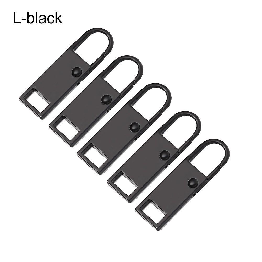 5pcs Broken Buckle Detachable Sewing Kit Metal Zip Zipper Pull Metal Zipper Head Zipper Slider