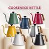 1.2L Gooseneck Kettle Coffee Pour Over Kettle with Thermometer Tea Maker with Anti-Hot Handle with Flow Spout for Drip Coffee