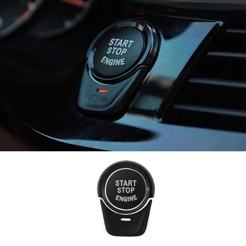 3 шт., кнопка запуска двигателя, остановки, выключения, кольцо, украшение, аксессуары для салона автомобиля для BMW 5 серии G30 X3 G01 G11 G32 X4 G02