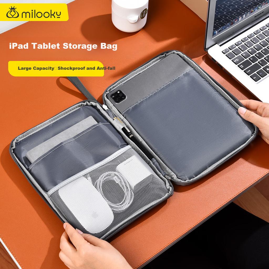 Чехол для хранения iPad Milooky, Ручная сумка для планшета Xiaomi для iPad 10.2/Air 10.9, Защитный чехол