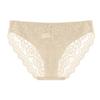 Women's Solid Color Lace Sexy Low Waist Seamless Breathable Bow Panties