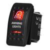 12V Led Boat Switch Red Light Car Switch Waterproof ON OFF/ ON OFF ON / Momentary for Carling NARVA Contura Truck Bus Off Road