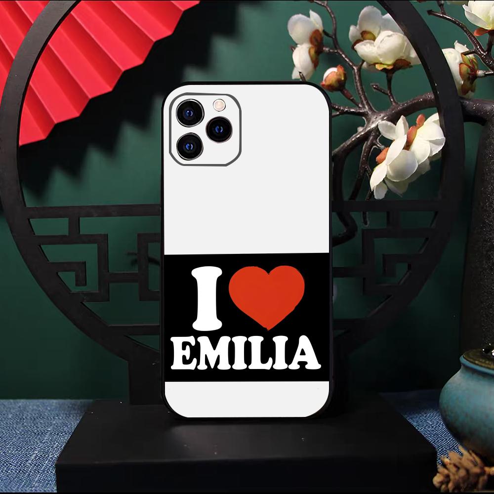 Чехол для телефона Emilia Mernes Для iPhone 17 Pro Max 16 15 14 Pro Max 13 11 X Xs Xr 8 7Plus Силиконовый чехол