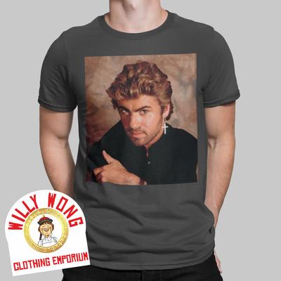 Футболка George Michael Wham Faith Музыка 80-х Фото Ретро Футболка Унисекс