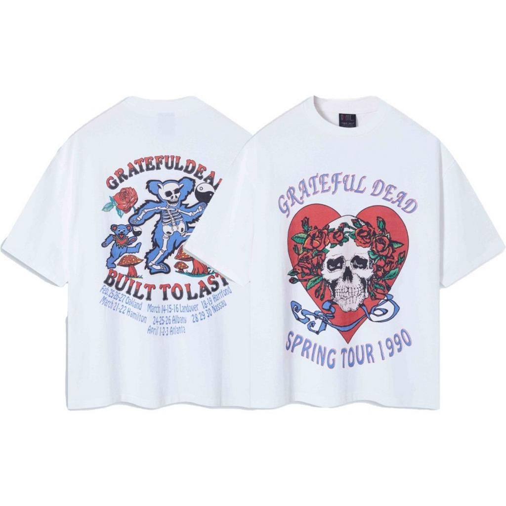 RogueWave Vintage Wash Heavy Cotton High Quality Short Sleeve T-shirt Fashion Casual for Men and Women