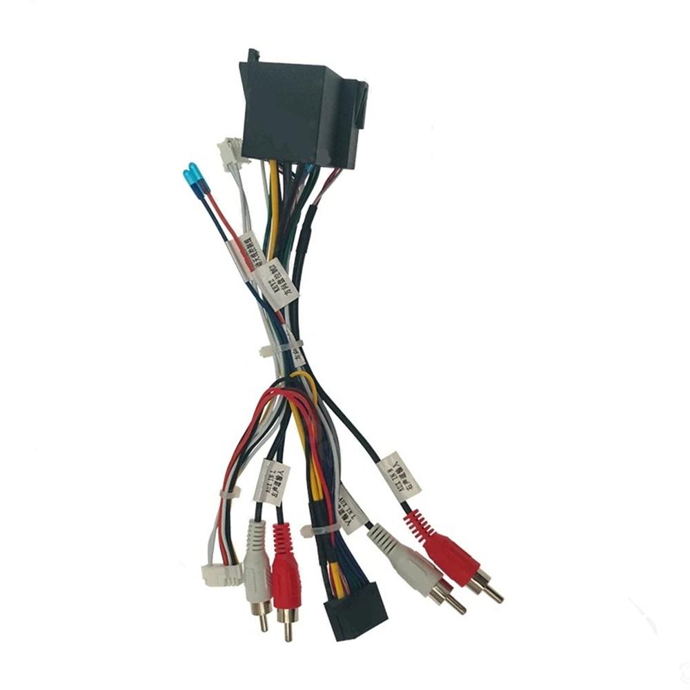1 X 16PIN Power Calbe Adapter Wiring Harness with Canbus Box For Fiat Doblo 500L