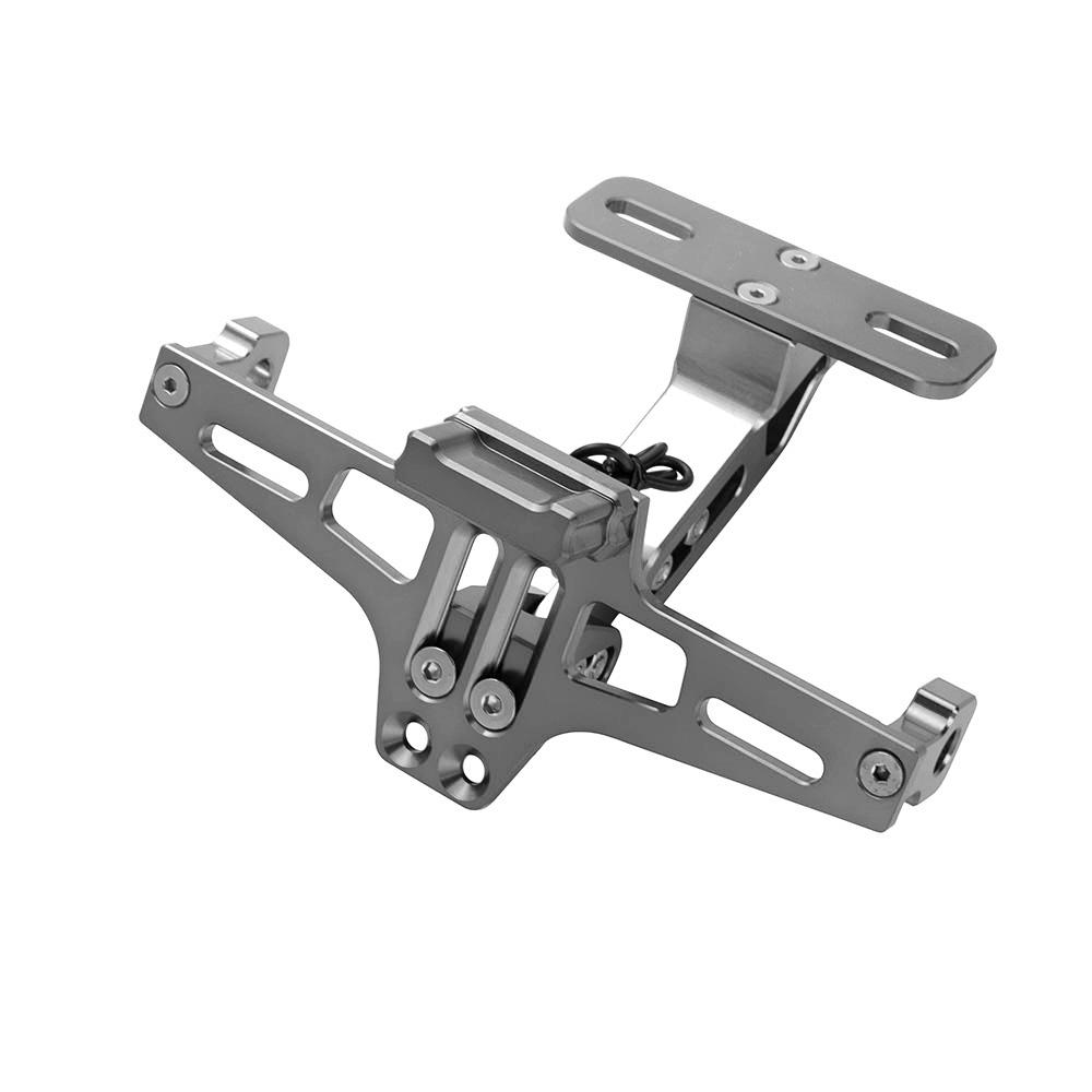 FOR KAWASAKI Z125 Z 125 Z125PRO 2015-  2018  Motorcycle Adjustable Angle License Number Plate Frame Holder