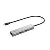 USB-док-станция Buffalo с проводным USB и 3 серебристыми Type-C 5-в-1 LAN, HDMI, 3.2 (Ген 1) Поддержка, порты Type-A, (LUD-U3-CU301SV/N)