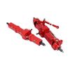 RC Front Rear Drive Axle Kit Aluminum Remote Control Car Axle Red for WPL C14 C24 1/16 RC Vehicle