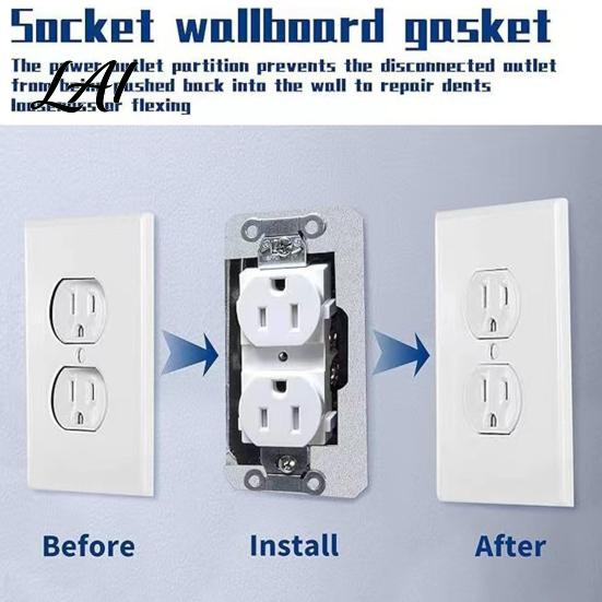 Device Leveling Plates 5/10/15/20/30Pcs Wall Plate Spacers for Electrical Outlets Galvanized Metal Loose or Recessed Outlet Repair Flush Fit