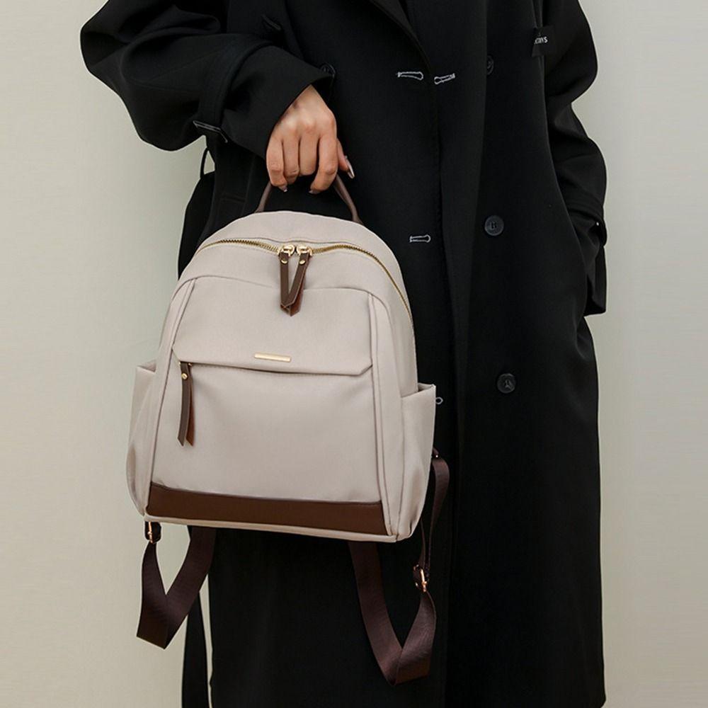 Нейлоновый рюкзак большой вместимости, холщовая сумка через плечо из ткани Оксфорд, винтажный женский рюкзак для девочек