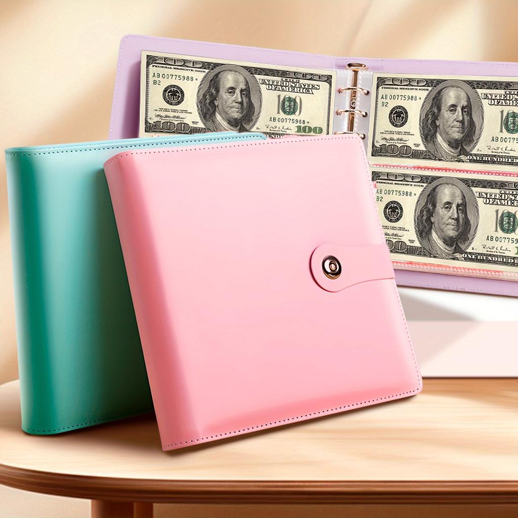 Сберегательная тетрадь большой вместимости, вмещающая 200 банкнот, сумка для группировки бюджета, челлендж по накоплению денег, сумка для группировки денег