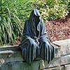Black Clothes Mysterious Lord Ornaments Black Robe Night Walker Gothic Sitting Home Resin Interesting Crafts Ornaments