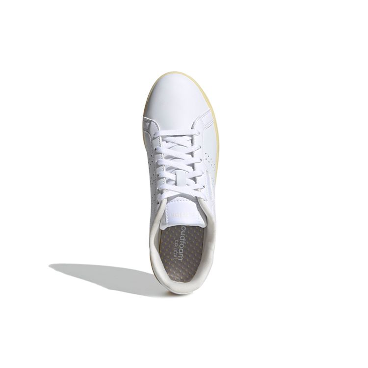 adidas Кроссовки Neo Courtpoint Cl с низким верхом Женские кроссовки Белый Желтый FW7387