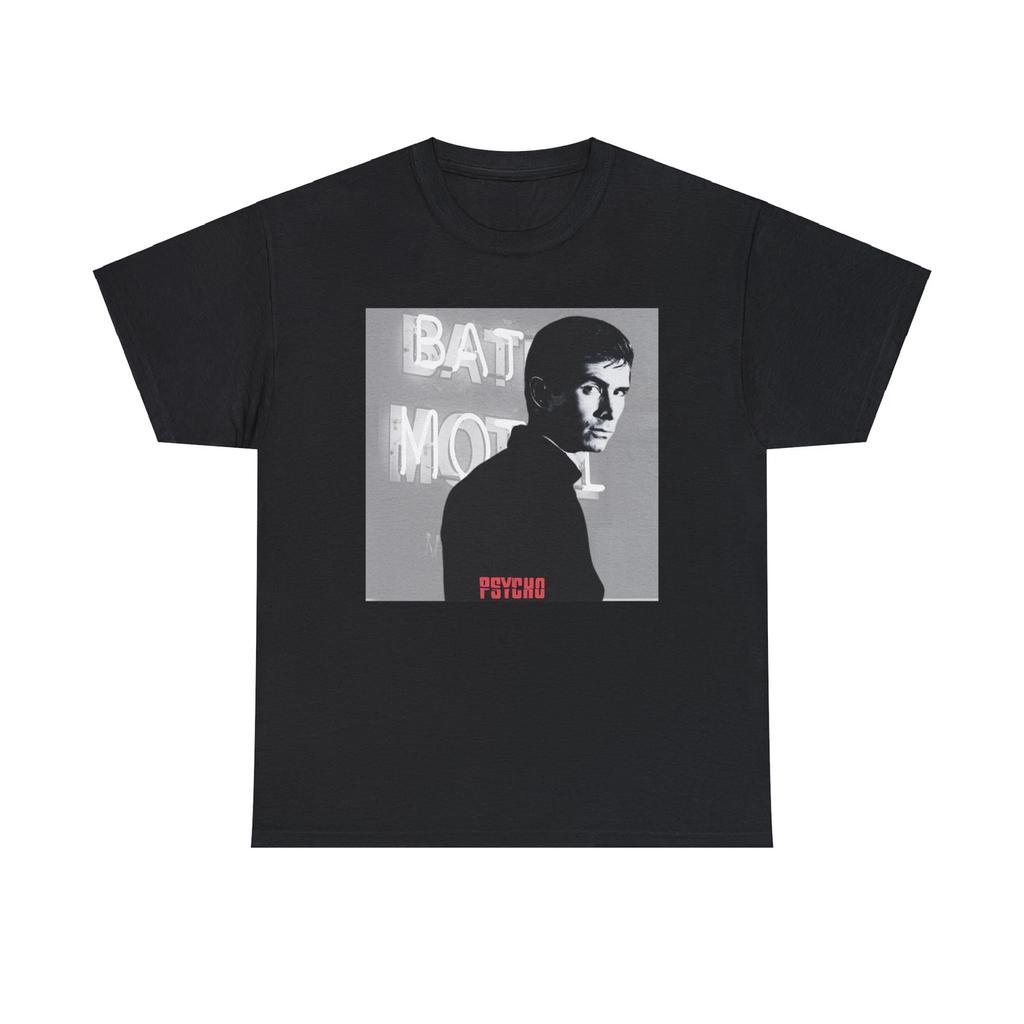 Psycho Heavy Cotton Tee, Anthony Perkins, Alfred Hitchcock Movie