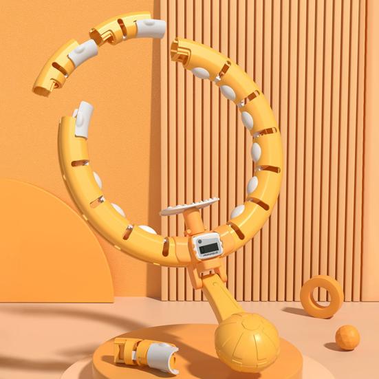 Умное кольцо Hula, тихое, взвешенное, съемное, регулируемое, 5 передач, массажное, сжигающее жир, фитнес-оборудование для тренировок на талии и животе со счетчиком