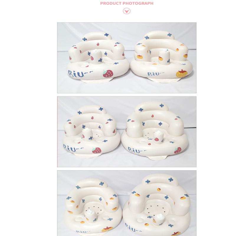 Блестящий детский надувной диван для младенцев, детские пуфы, портативные стулья для ванной, многофункциональное сиденье из ПВХ, тренировочный табурет для сидения