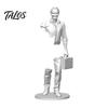 Talos 3D-печатная фигурка работающего человека с портфелем, Современный абстрактный арт-орнамент для рабочего стола, книжной полки, офисного декора, Устойчивое основание, Креативное