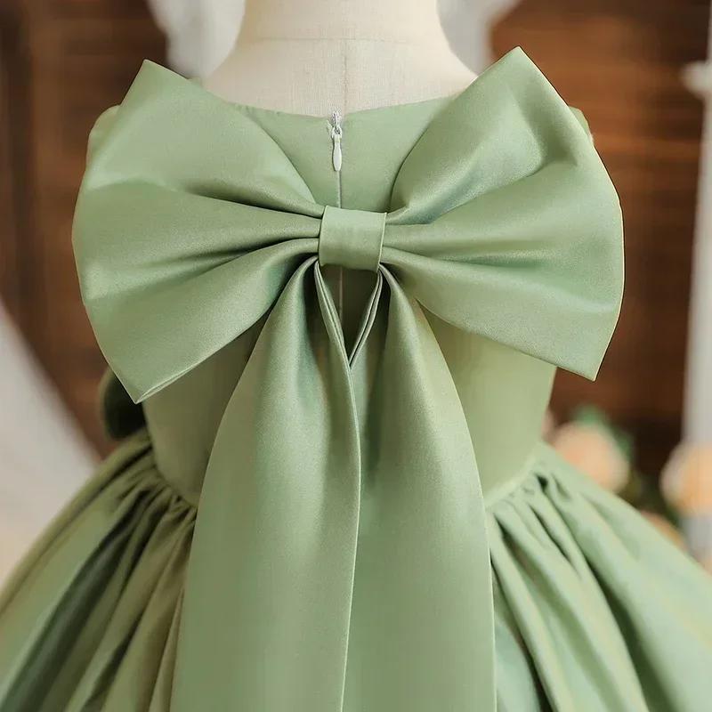 Милое платье для девочек, пышное платье-пачка для принцессы, вечернее платье с цветочным принтом, свадебное платье для подружки невесты, торжественное праздничное платье для малышей